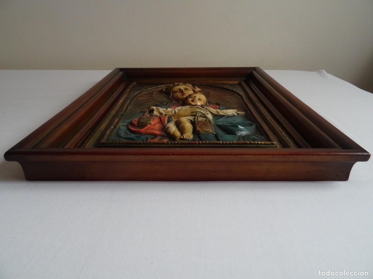 Antig&uuml;edades: Retablo antiguo de la vigen del Carmen - Foto 12
