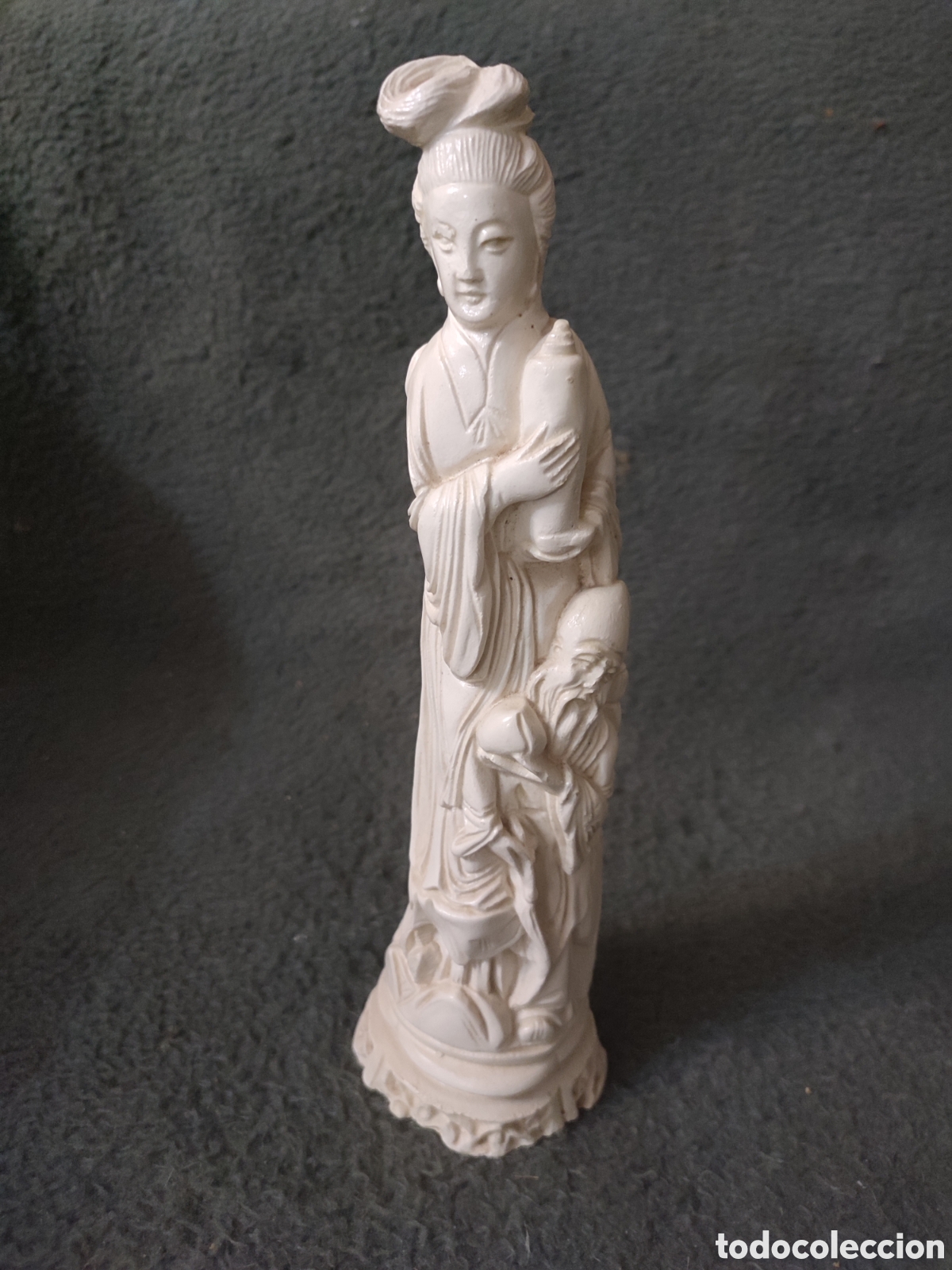 Antiquit&eacute;s: Figura oriental mujer y anciano