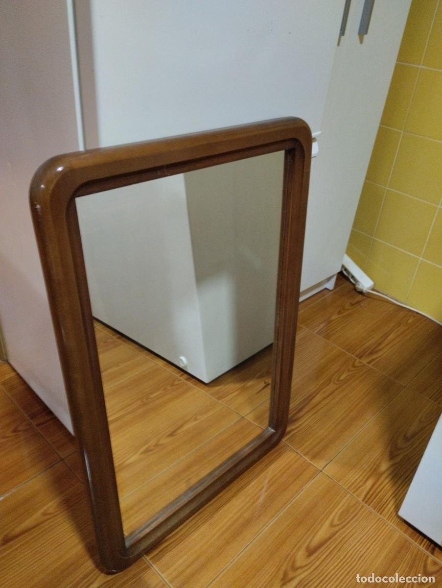 Antig&uuml;edades: espejo de madera masiza - Foto 3