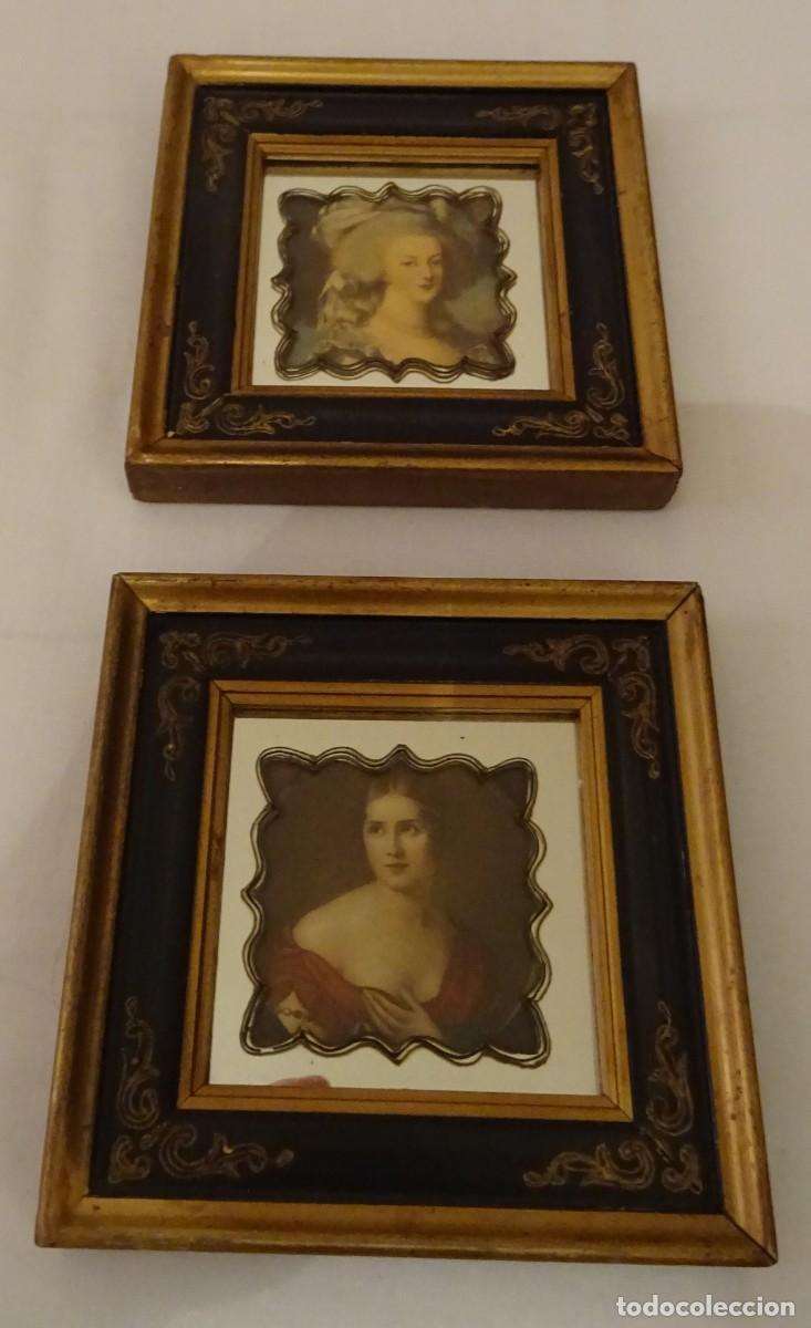 Antig&uuml;edades: Pareja de marcos peque&ntilde;os - Foto 2