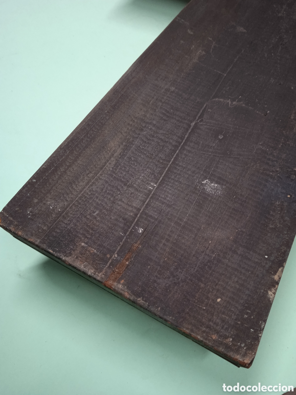Antig&uuml;edades: Crucifijo de madera 45cm - Foto 20