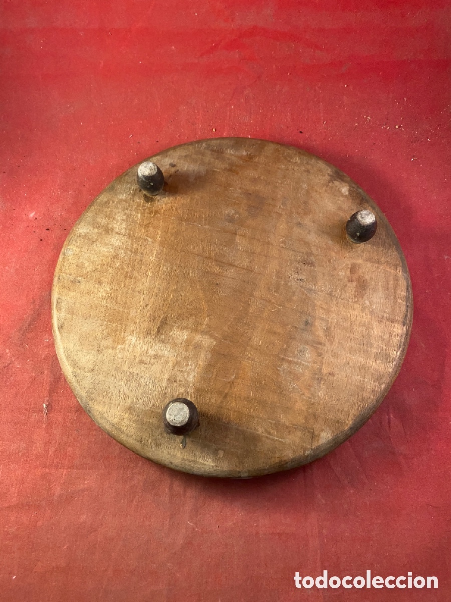 Antig&uuml;edades: Peana de madera - Foto 2