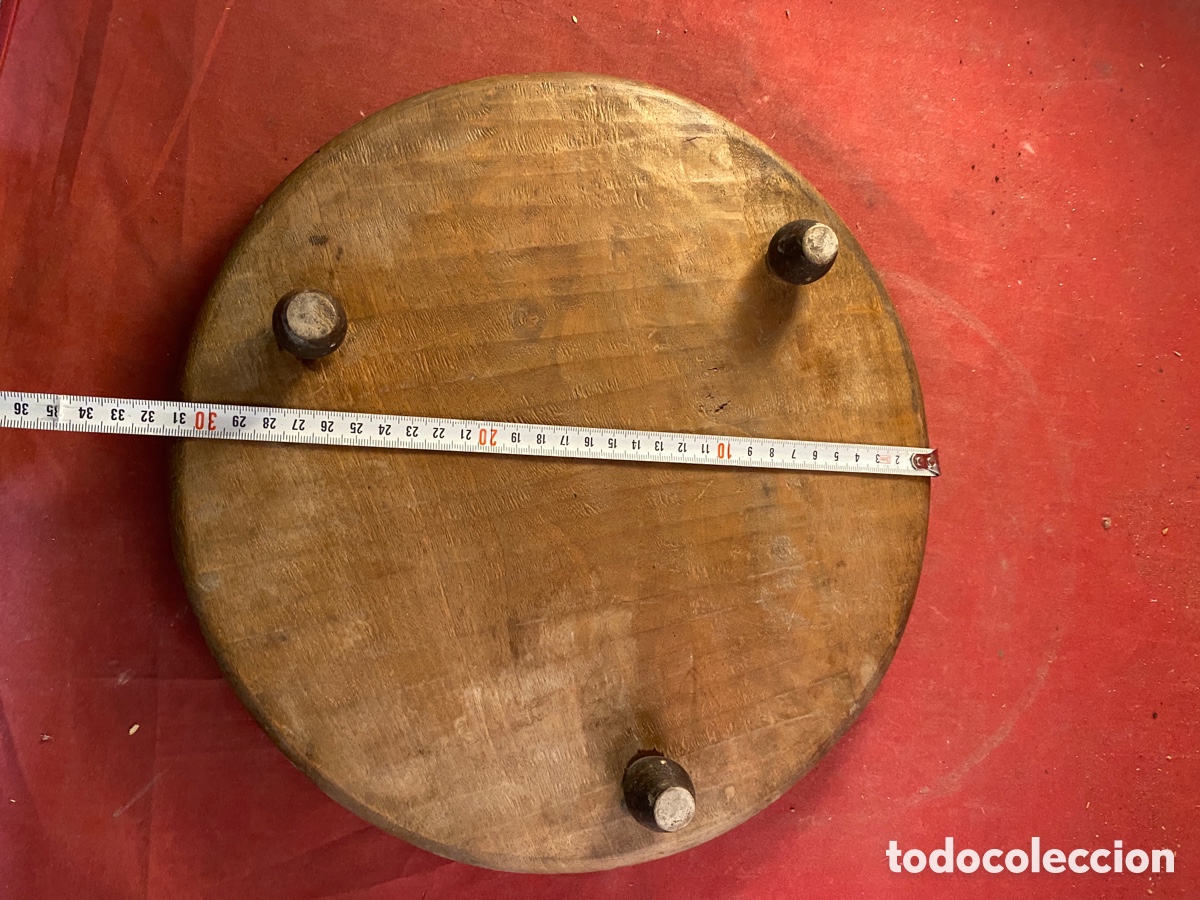 Antig&uuml;edades: Peana de madera - Foto 3