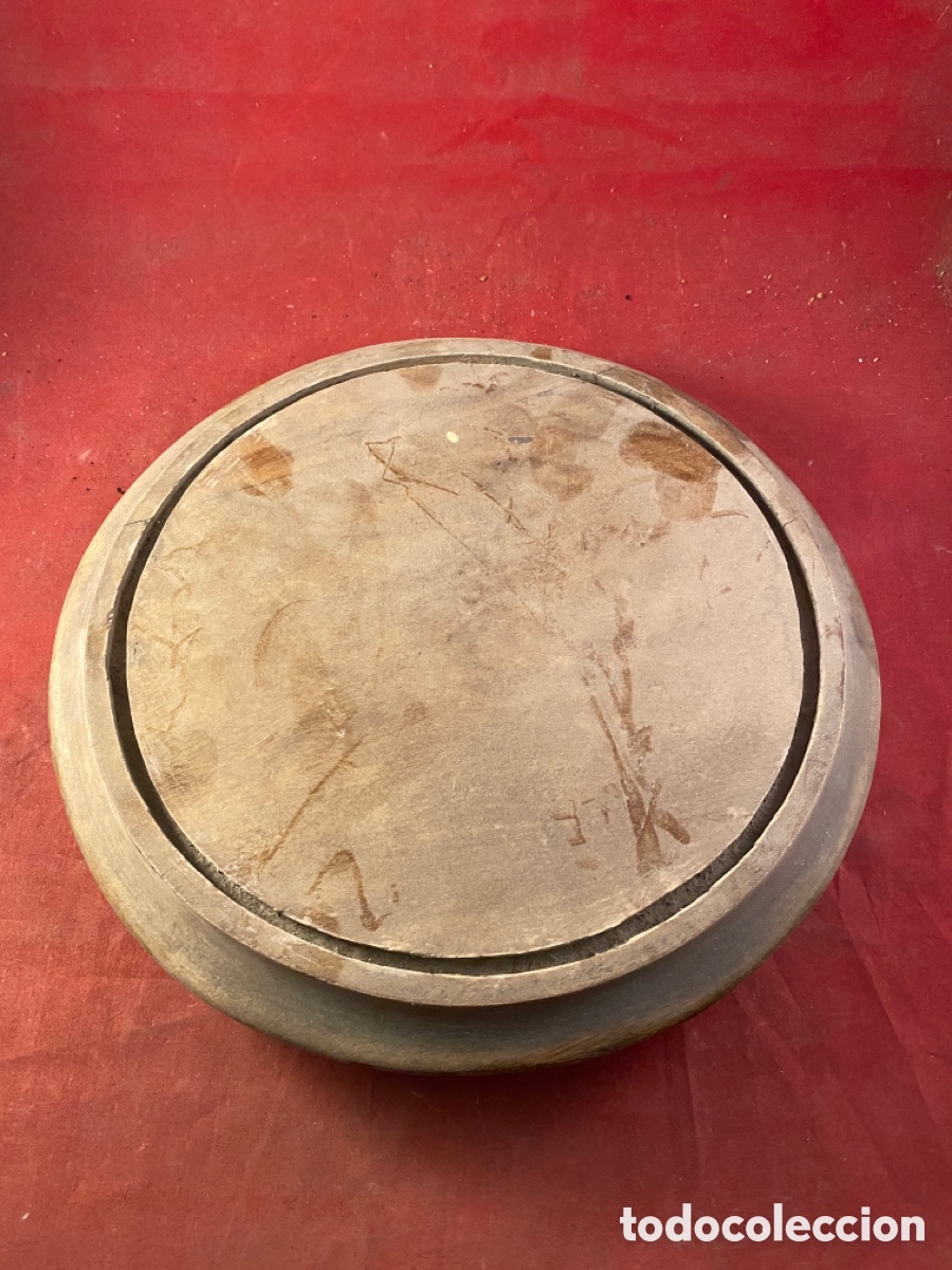 Antig&uuml;edades: Peana de madera - Foto 1
