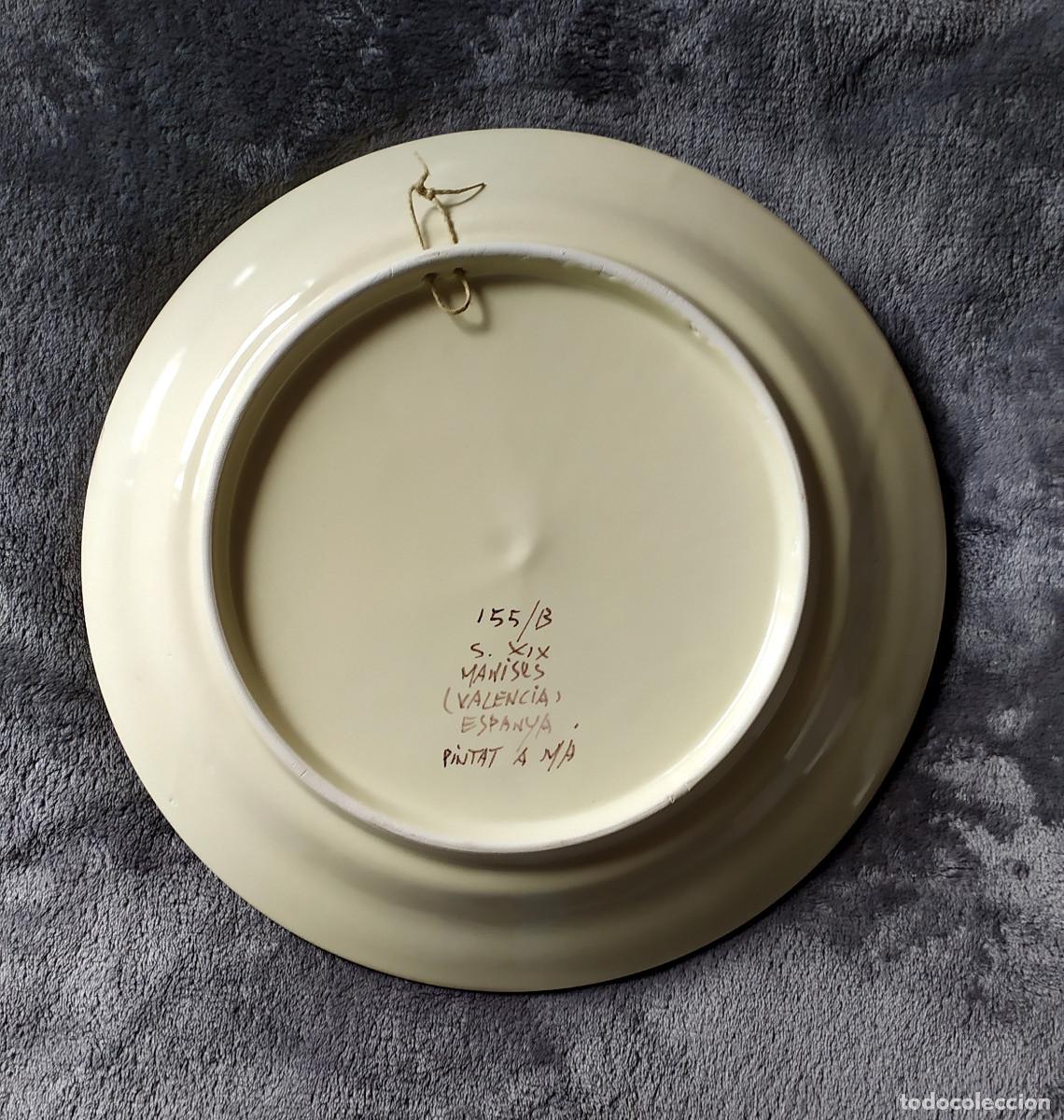 Antig&uuml;edades: Plato Chenoll Cer&aacute;mica de Manises - Foto 2