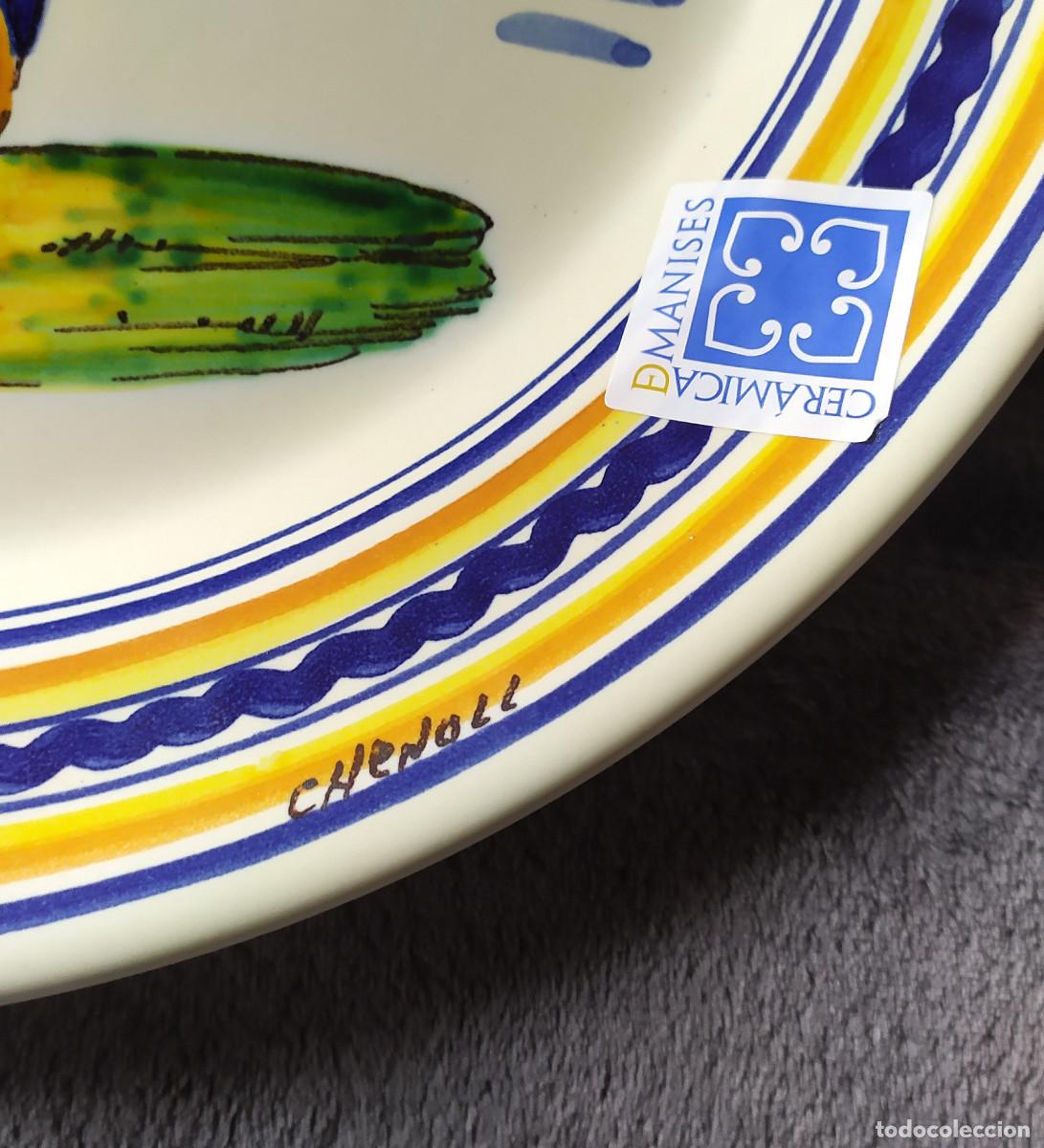 Antig&uuml;edades: Plato Chenoll Cer&aacute;mica de Manises - Foto 3