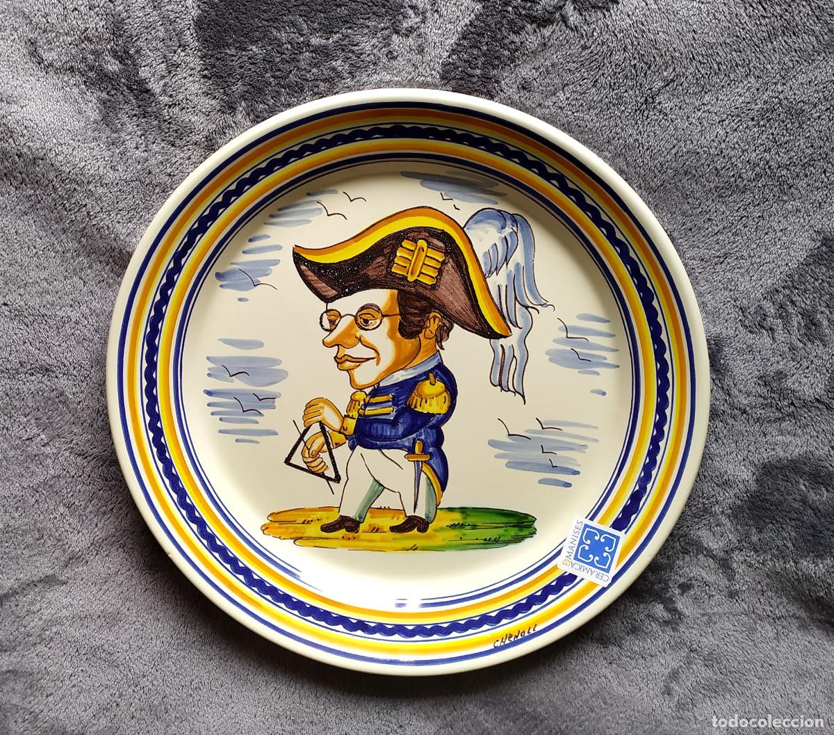 Antig&uuml;edades: Plato Chenoll Cer&aacute;mica de Manises - Foto 4