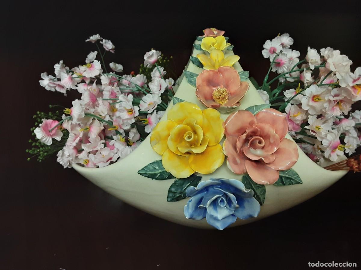 Antig&uuml;edades: Centro de mesa de porcelana - Foto 1