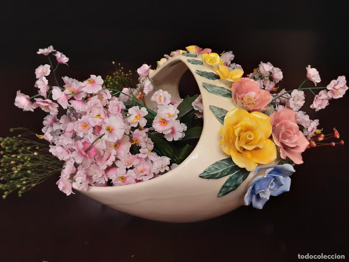 Antig&uuml;edades: Centro de mesa de porcelana - Foto 2
