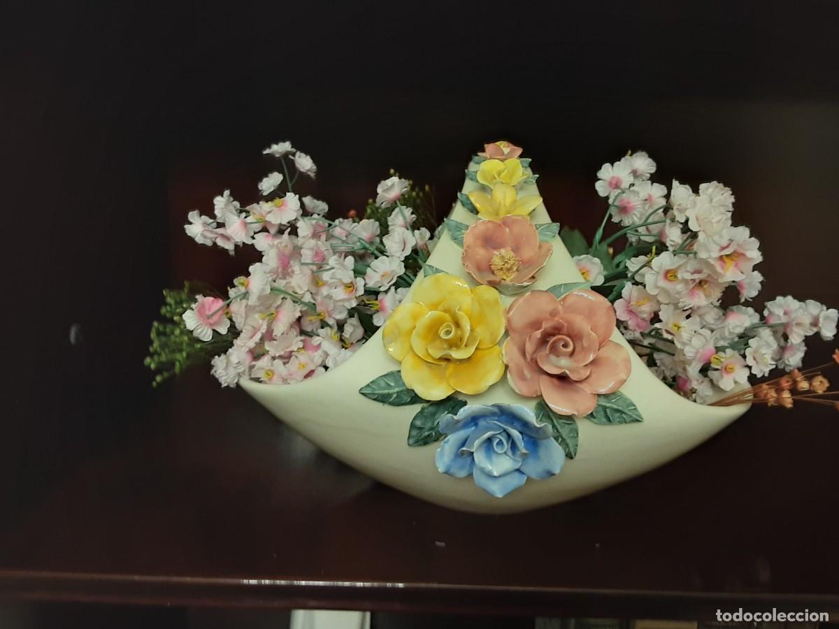Antig&uuml;edades: Centro de mesa de porcelana - Foto 5