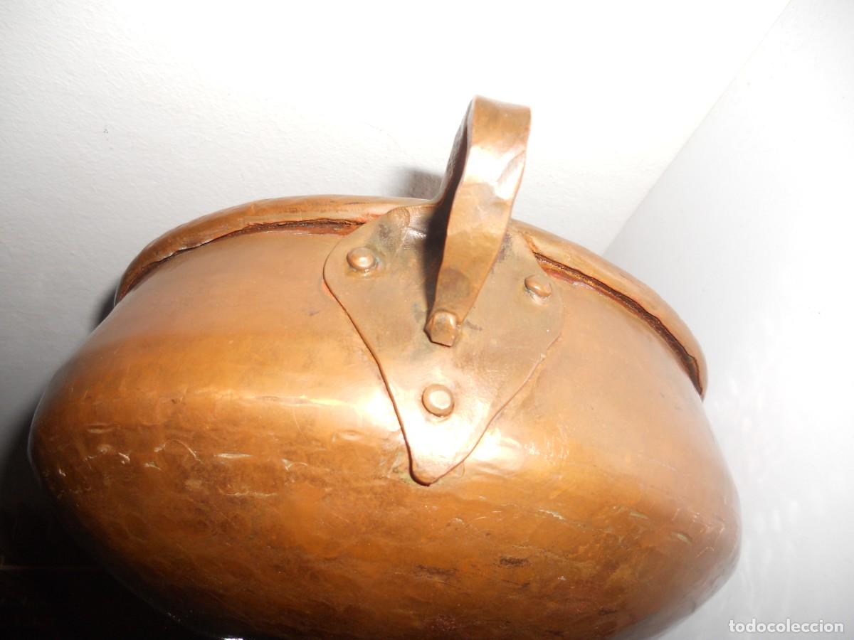 Antig&uuml;edades: ANTIGUA CAZUELA DE COBRE - Foto 8