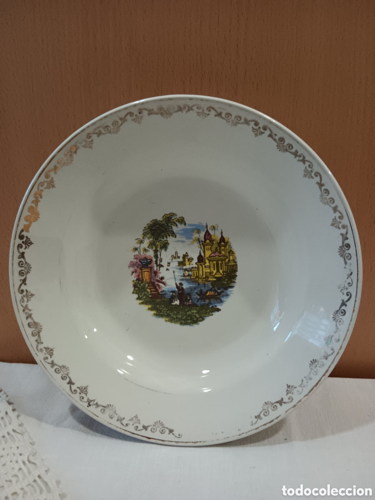 Antig&uuml;edades: Plato Cartuja Pickman - Foto 2