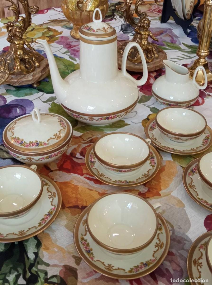 Antig&uuml;edades: Antiguo juego de caf&eacute; Herrandiz - Foto 2