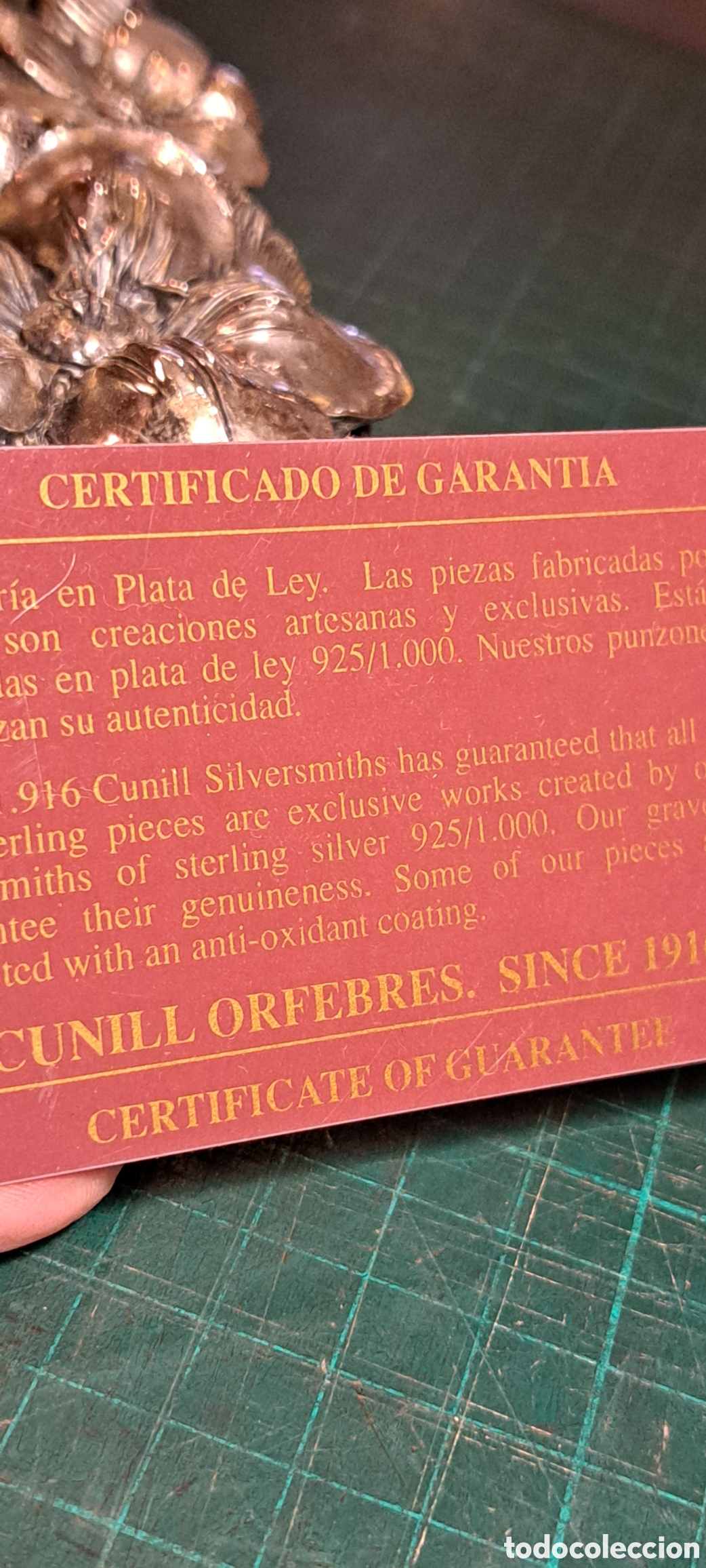 Antig&uuml;edades: Marco plata Cunill grabado - Foto 18