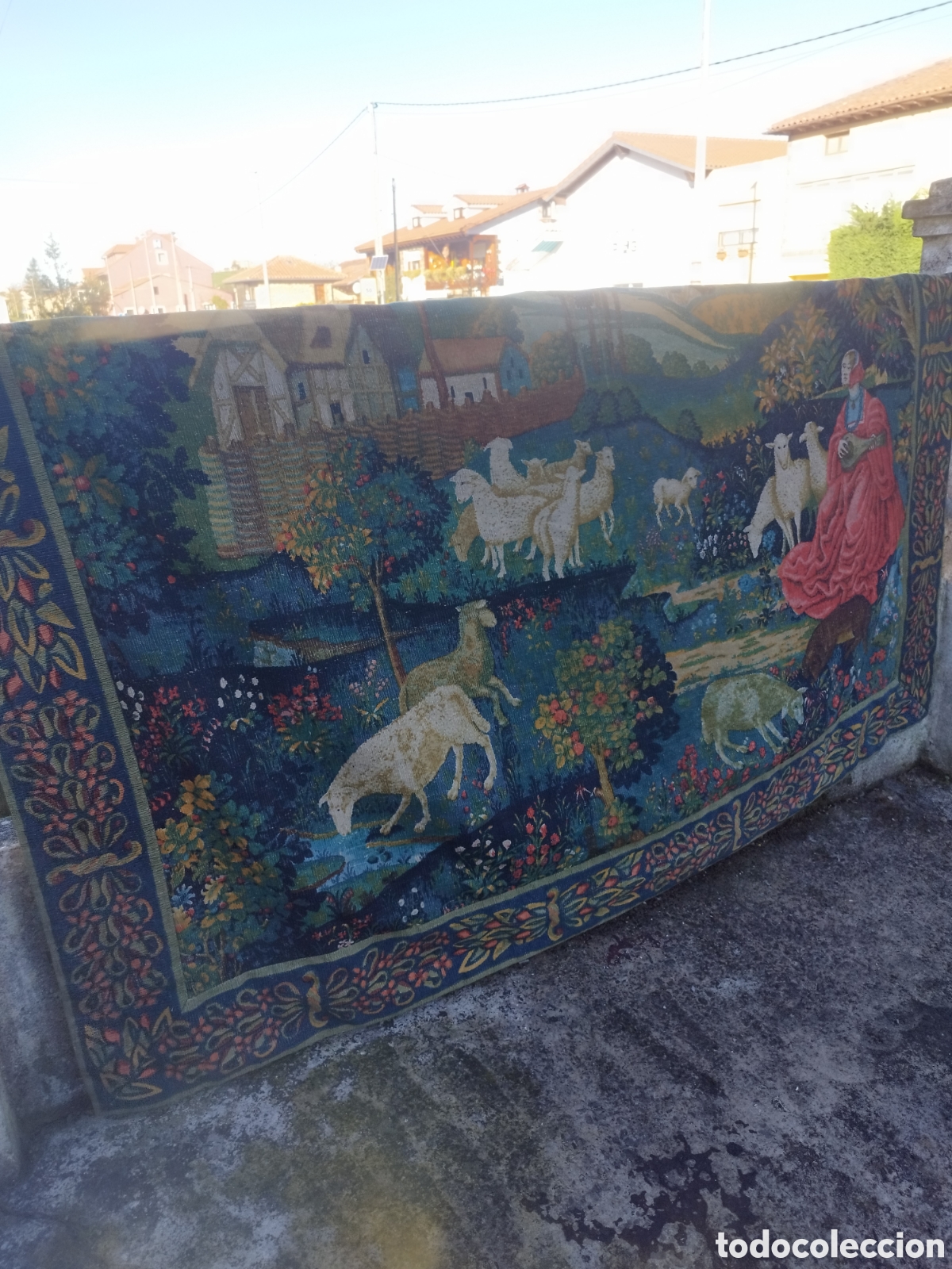 Antig&uuml;edades: Tapiz de gran tama&ntilde;o - Foto 1