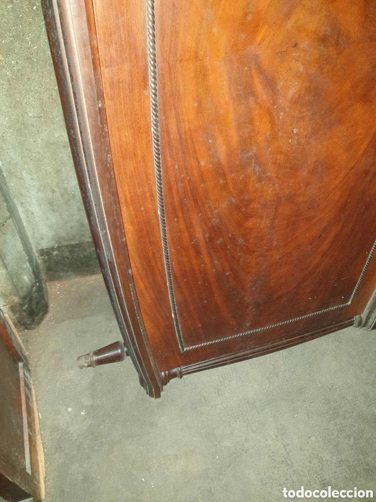 Antig&uuml;edades: CABEZAL CAMA MADERA CAOBA - Foto 20