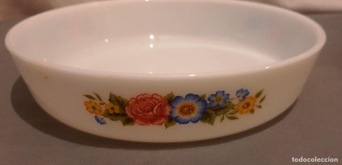 Antig&uuml;edades: Fuente vintage vidrio Pyrex - Foto 3