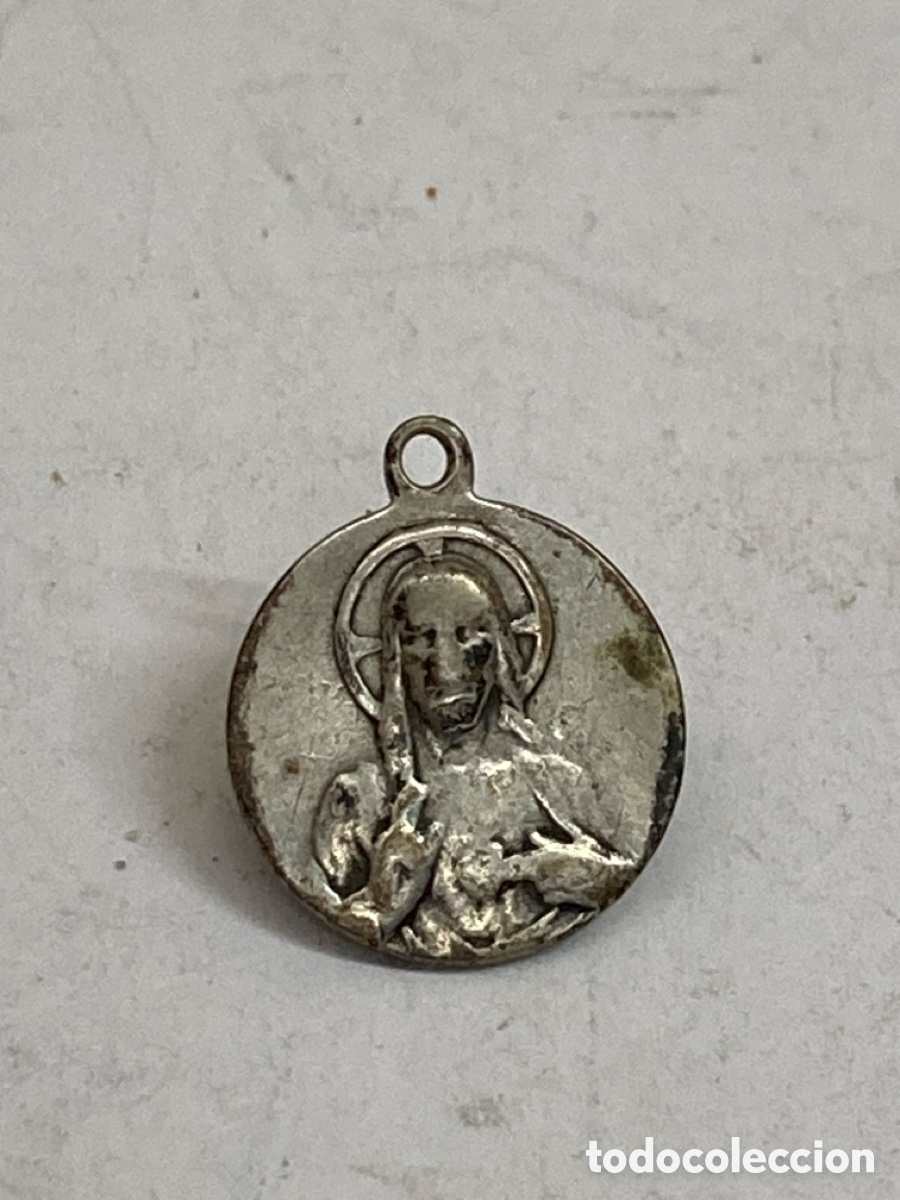 Antig&uuml;edades: Medalla de plata religiosa/C189 - Foto 2