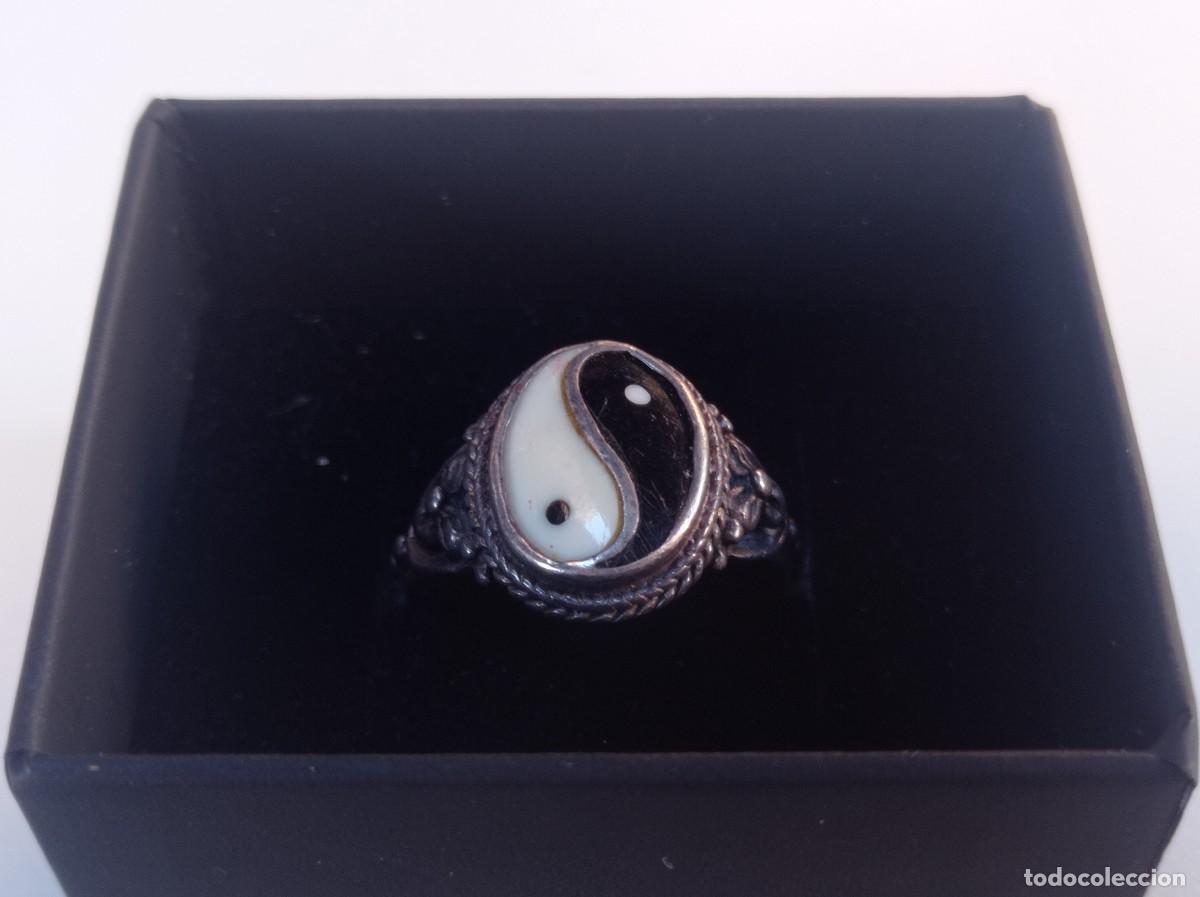 Antig&uuml;edades: Anillo plata de ley Yin y el Yang - Foto 1