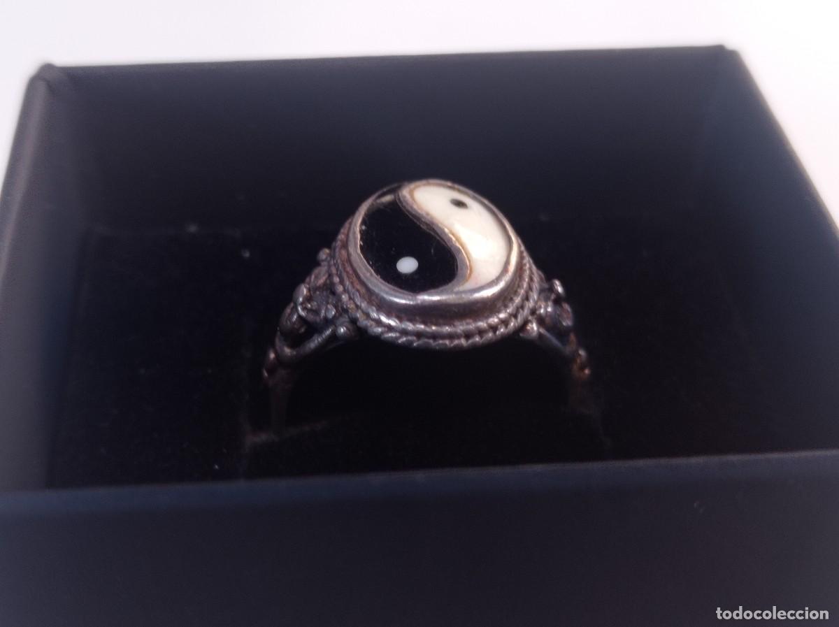 Antig&uuml;edades: Anillo plata de ley Yin y el Yang - Foto 3