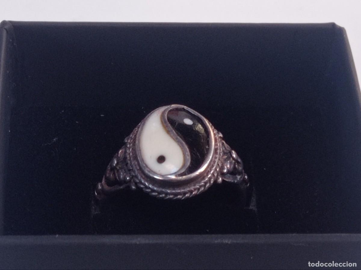 Antig&uuml;edades: Anillo plata de ley Yin y el Yang - Foto 5