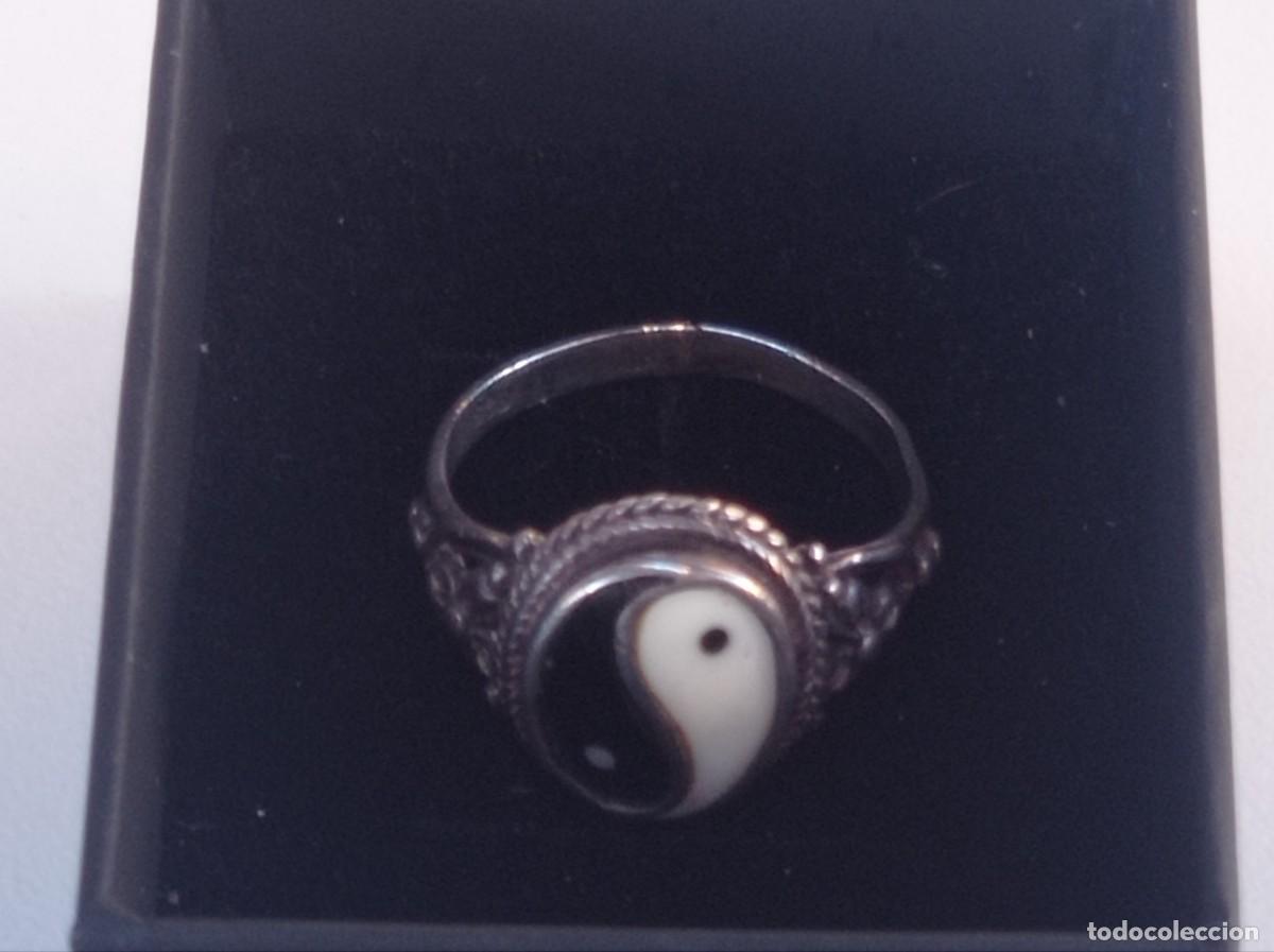 Antig&uuml;edades: Anillo plata de ley Yin y el Yang - Foto 9