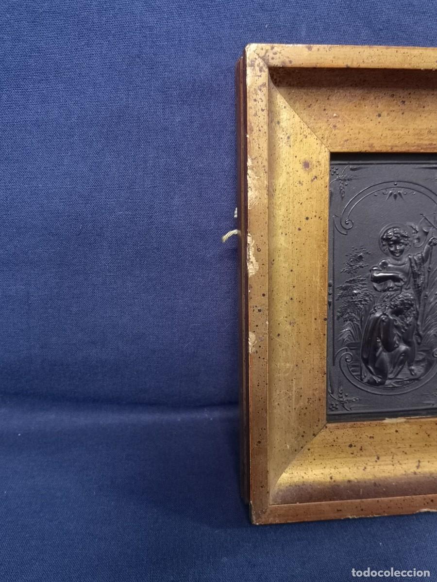 Antig&uuml;edades: MINIATURA RELIGIOSA EN EBONITA - Foto 7