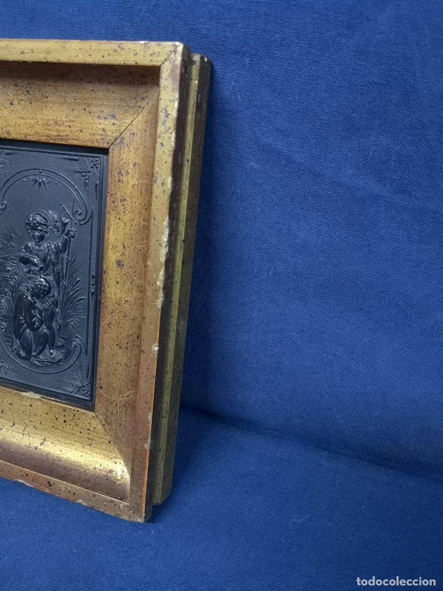 Antig&uuml;edades: MINIATURA RELIGIOSA EN EBONITA - Foto 8