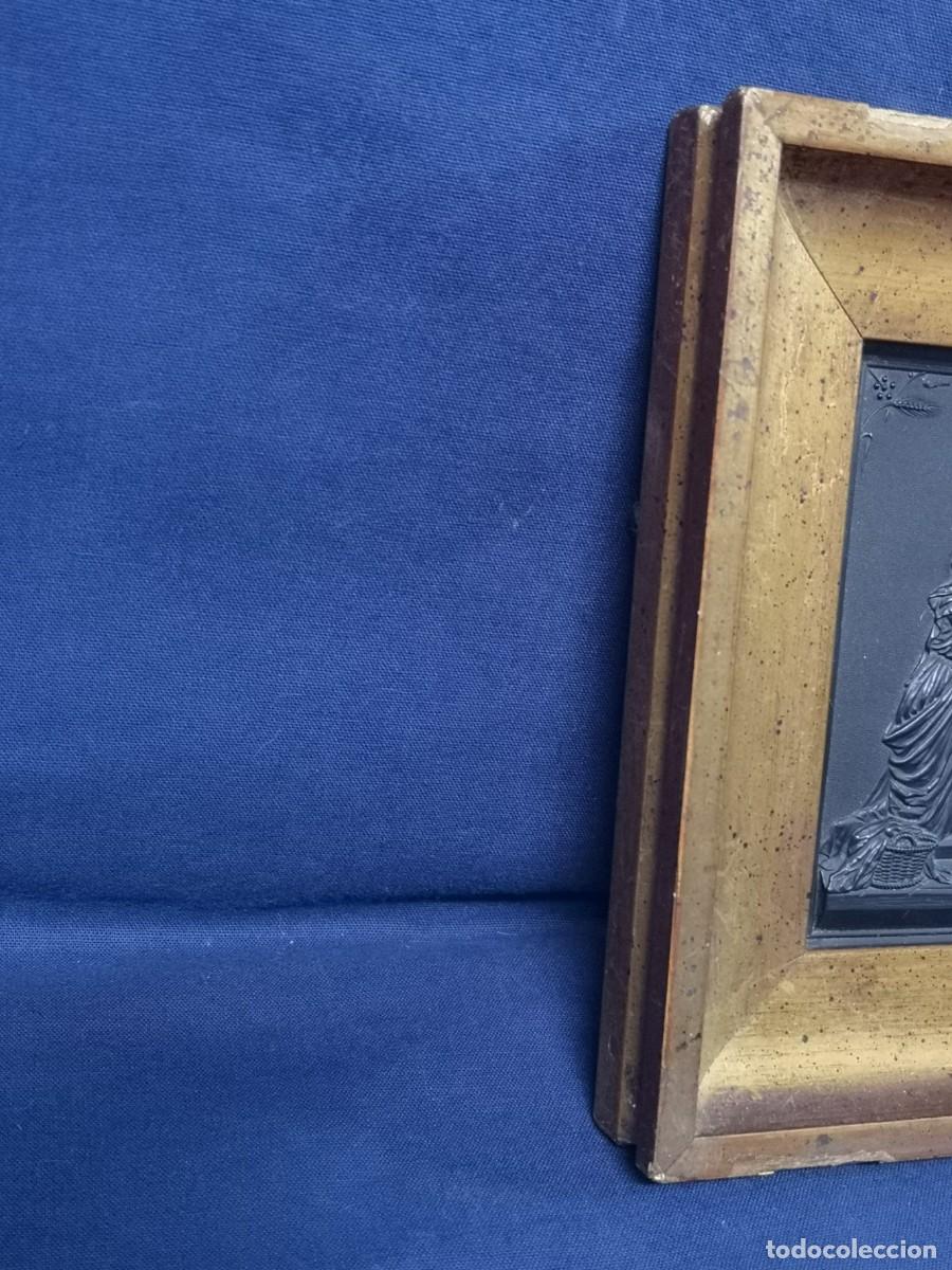 Antig&uuml;edades: MINIATURA RELIGIOSA EN EBONITA - Foto 7