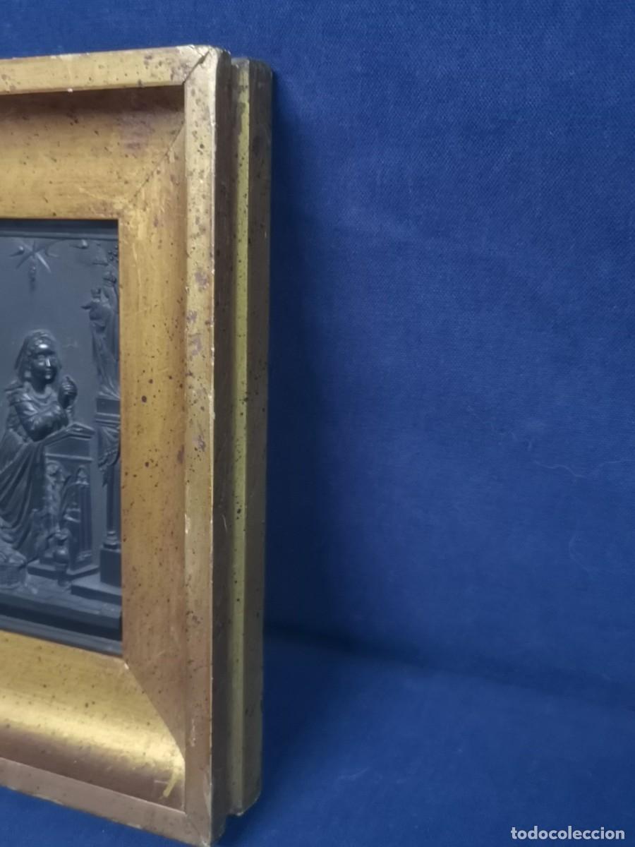 Antig&uuml;edades: MINIATURA RELIGIOSA EN EBONITA - Foto 8