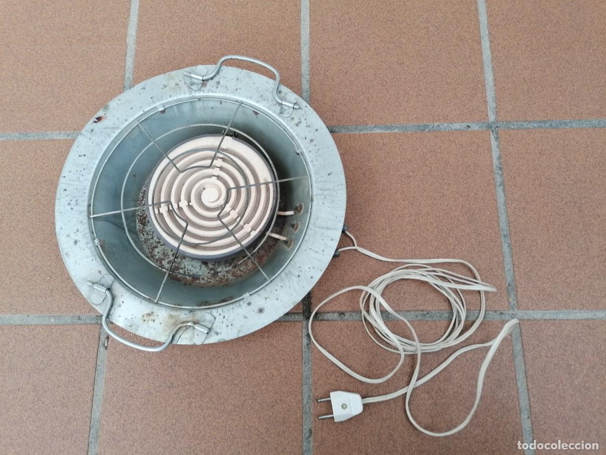 Antig&uuml;edades: Brasero el&eacute;ctrico vintage - Foto 3