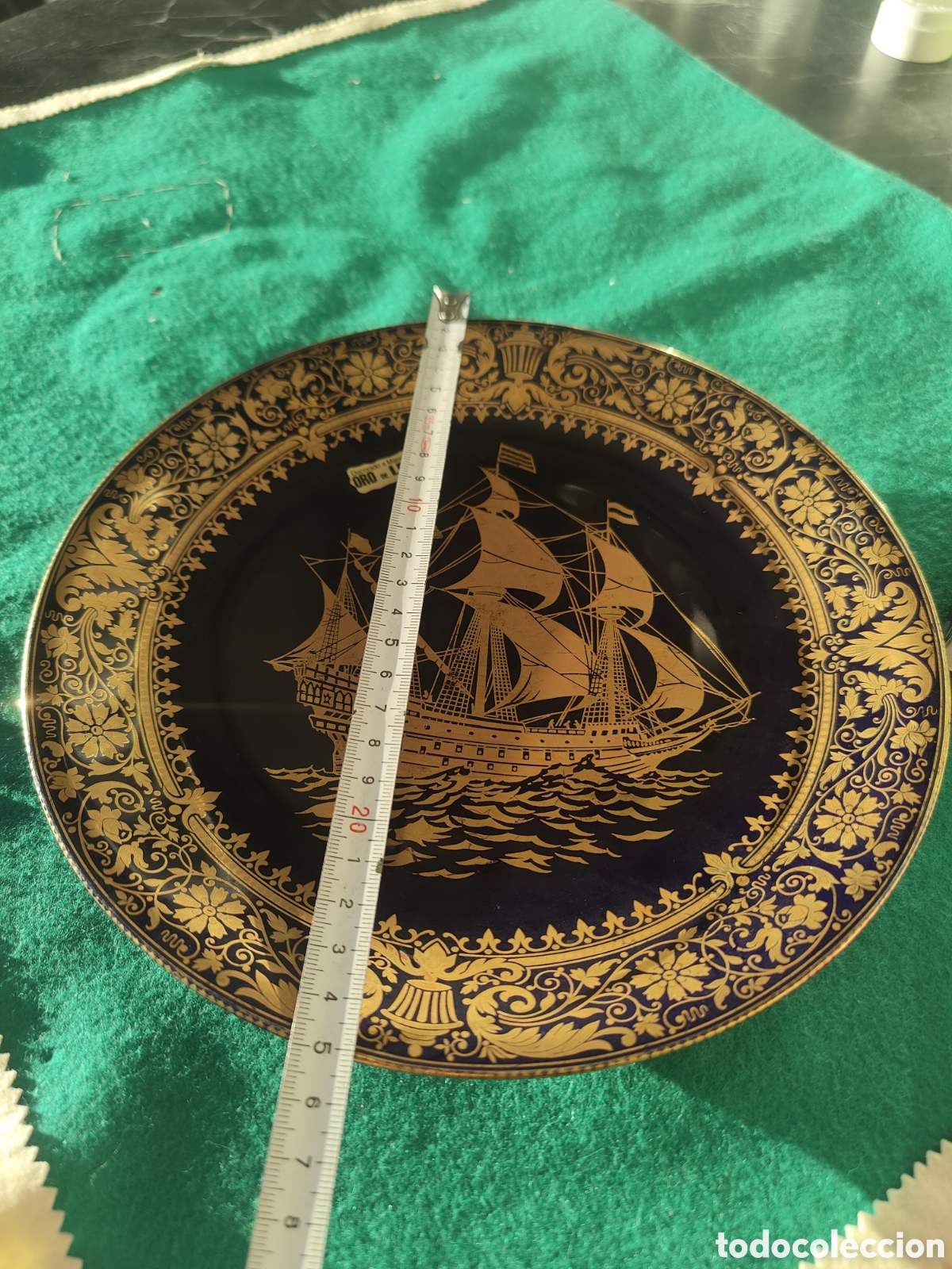 Antig&uuml;edades: PLATO DE GALERA EN ORO DE LEY. - Foto 2