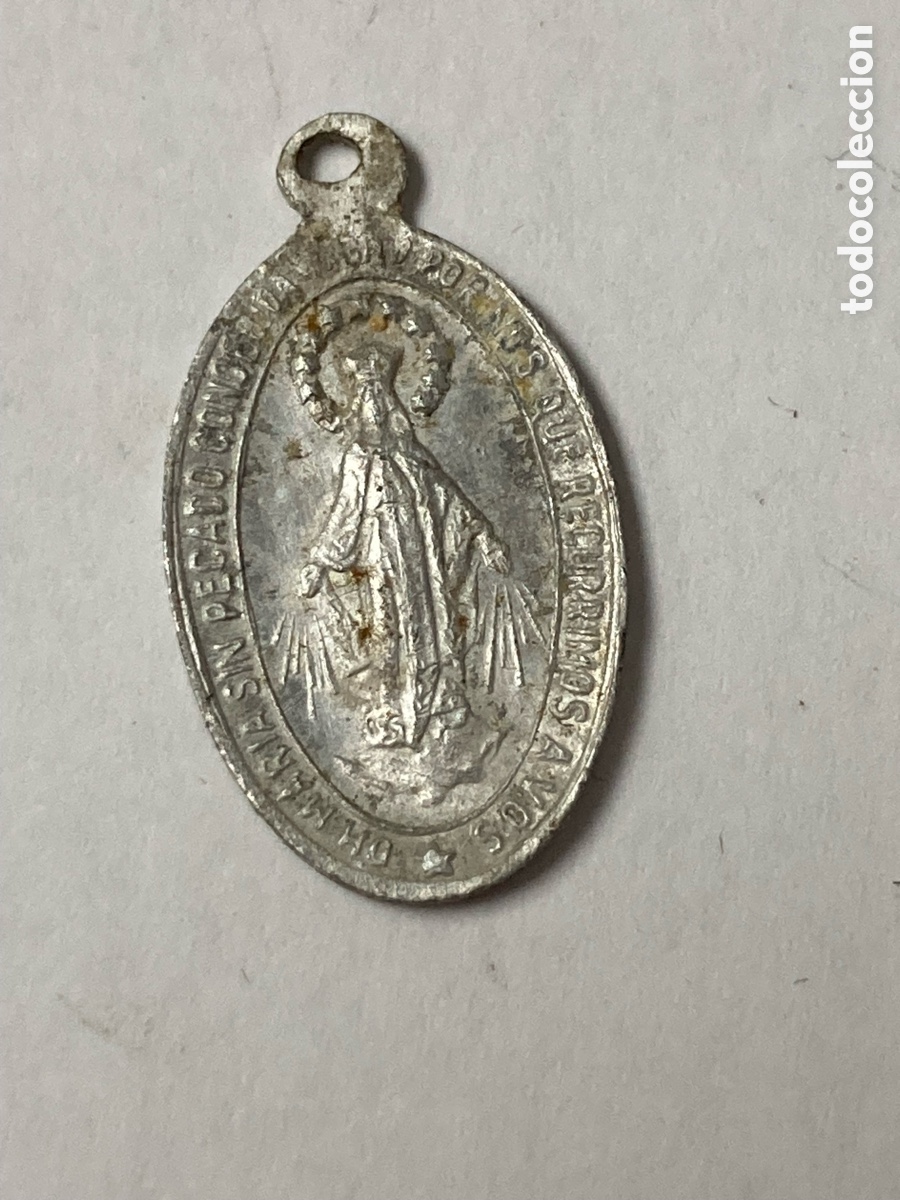 Antig&uuml;edades: Medalla met&aacute;lica/C126 - Foto 2