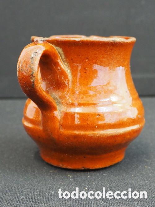 Antig&uuml;edades: Antigua jarrita de leche de JIMENEZ DE JAMUZ (LEON) - Foto 2
