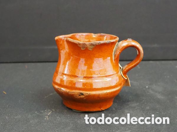 Antig&uuml;edades: Antigua jarrita de leche de JIMENEZ DE JAMUZ (LEON) - Foto 1