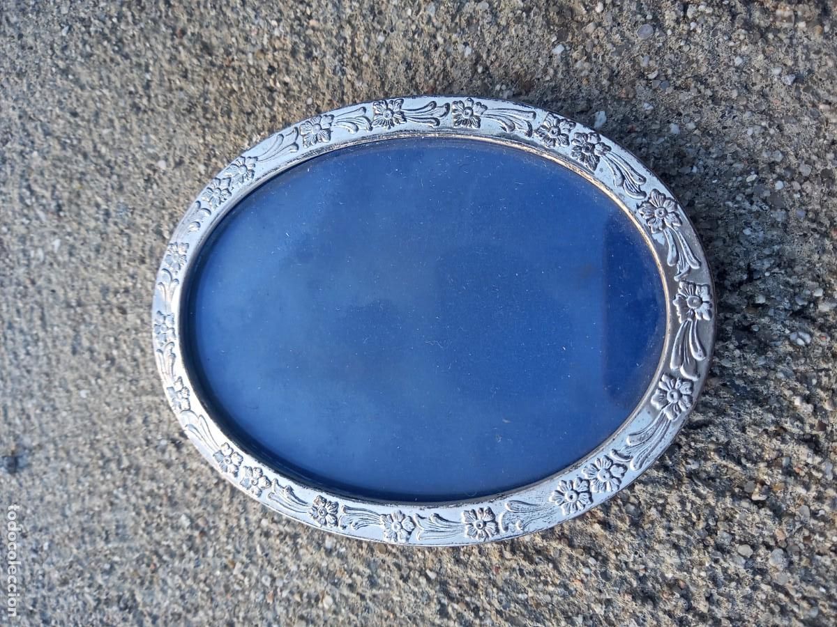 Antig&uuml;edades: BONITO MARCO OVAL PLATA 925 - Foto 1