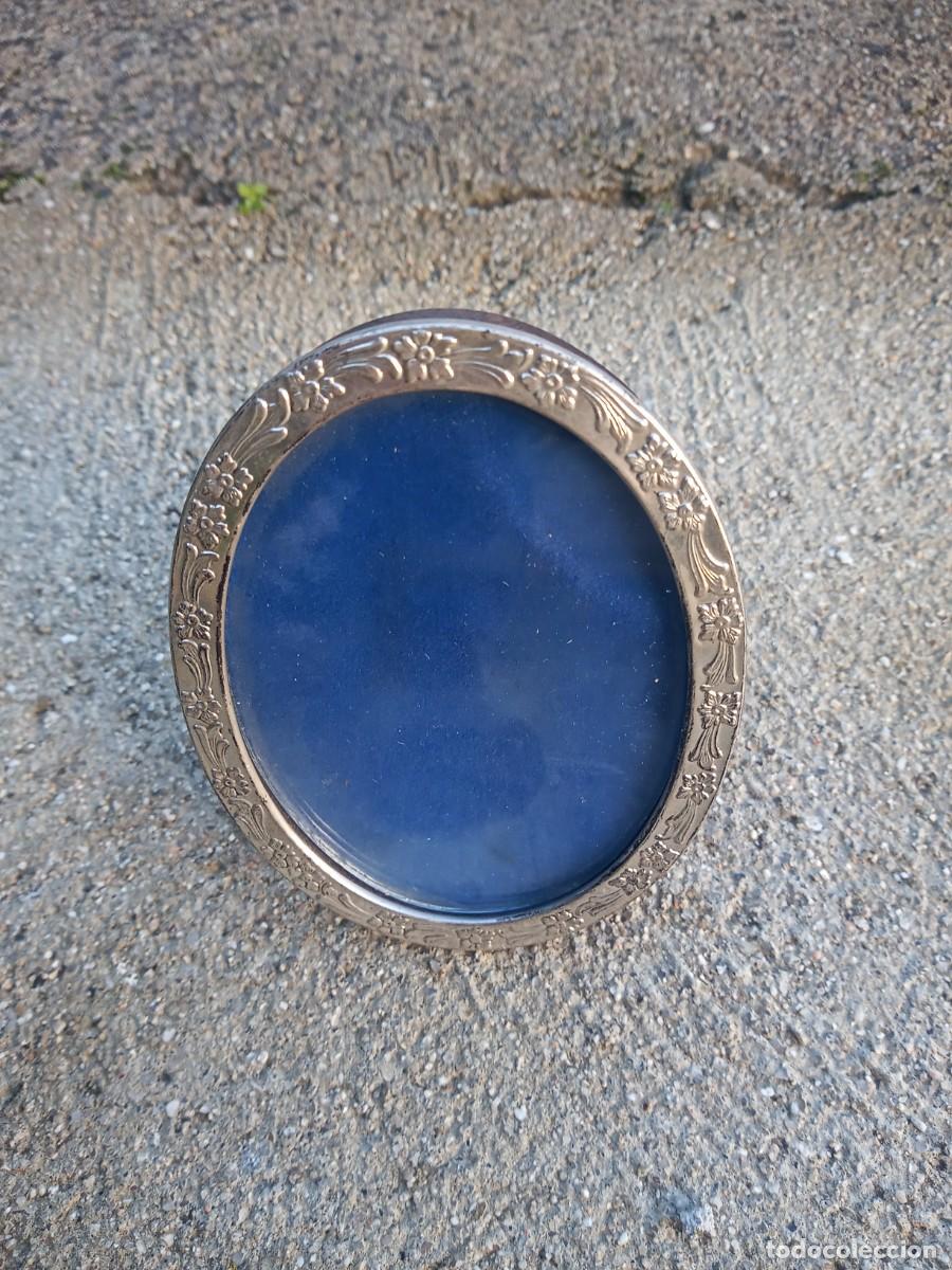 Antig&uuml;edades: BONITO MARCO OVAL PLATA 925 - Foto 2