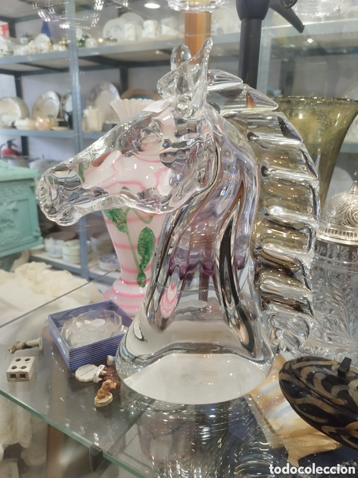 Antig&uuml;edades: Cabeza de Caballo de murano - Foto 2