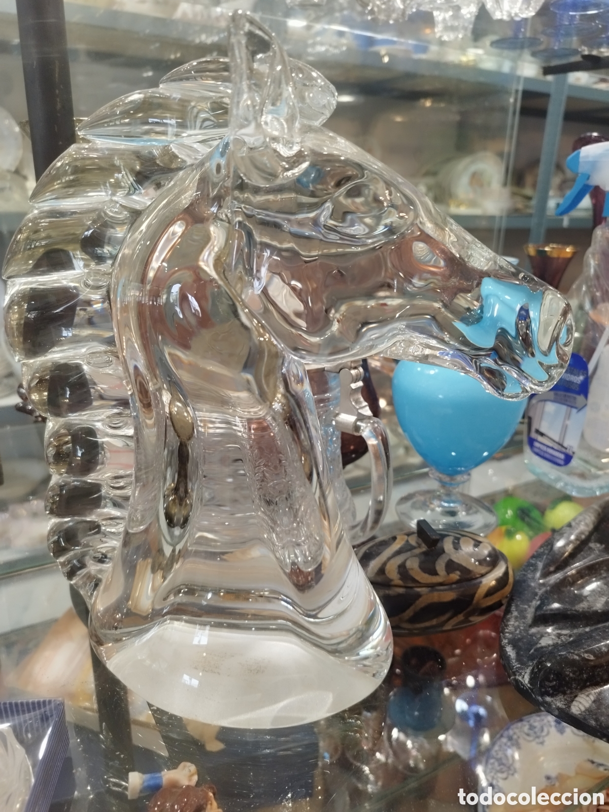 Antig&uuml;edades: Cabeza de Caballo de murano - Foto 1