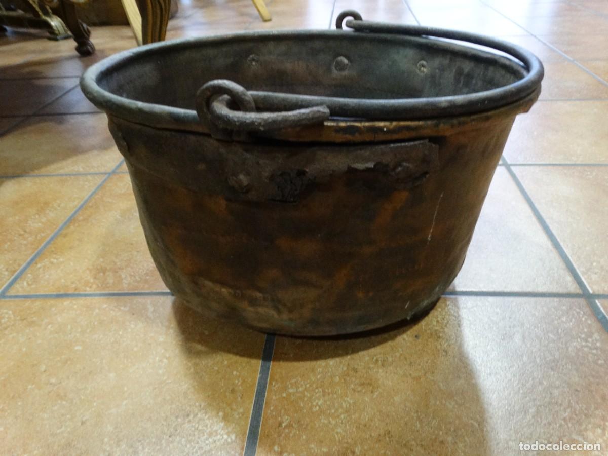 Antig&uuml;edades: CALDERA DE COBRE ANTIGUA - Foto 3