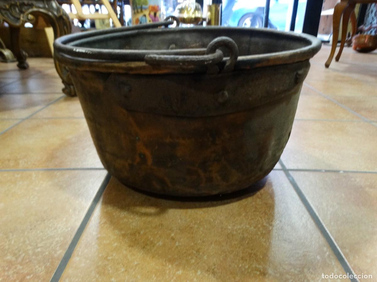 Antig&uuml;edades: CALDERA DE COBRE ANTIGUA - Foto 4