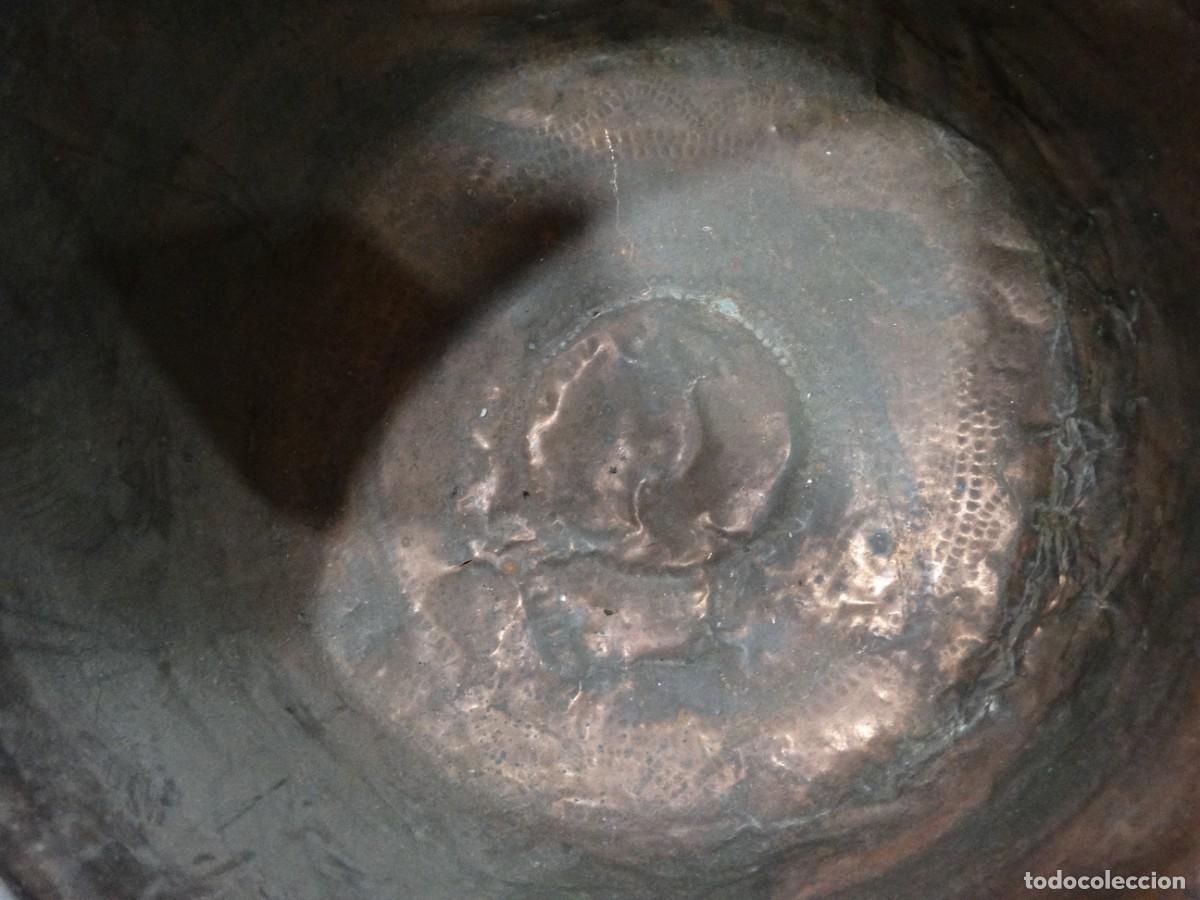 Antig&uuml;edades: CALDERA DE COBRE ANTIGUA - Foto 5
