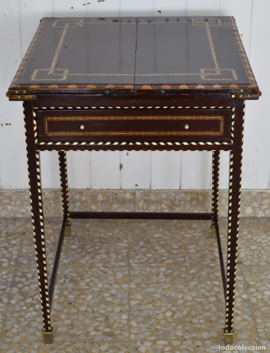 Antig&uuml;edades: MESA ESCRITORIO DE TARACEA - Foto 2