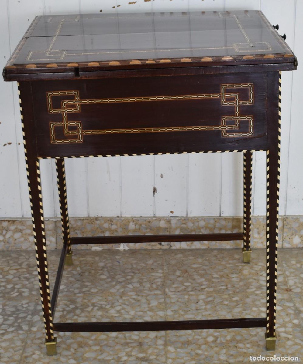 Antig&uuml;edades: MESA ESCRITORIO DE TARACEA - Foto 3
