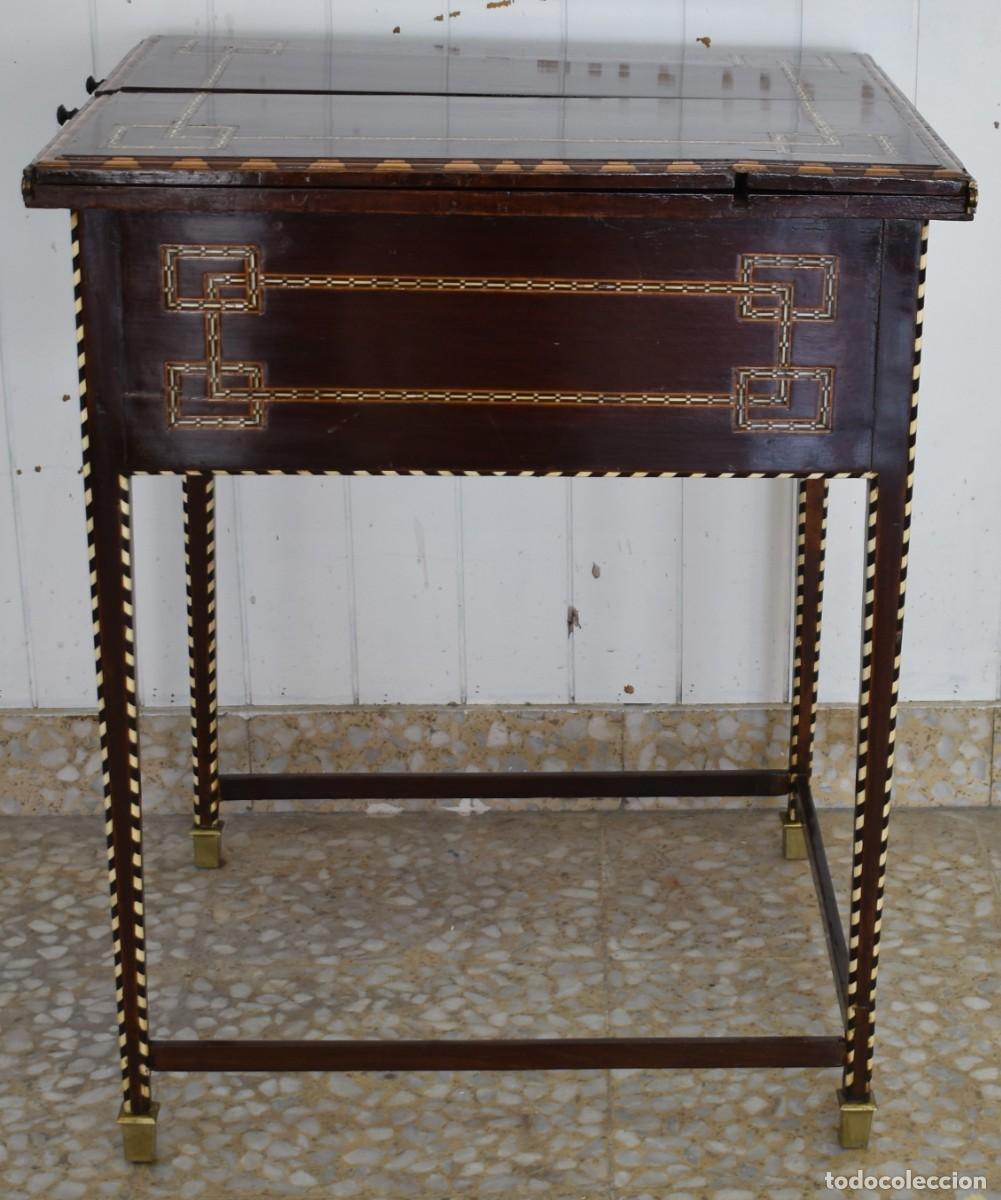 Antig&uuml;edades: MESA ESCRITORIO DE TARACEA - Foto 4
