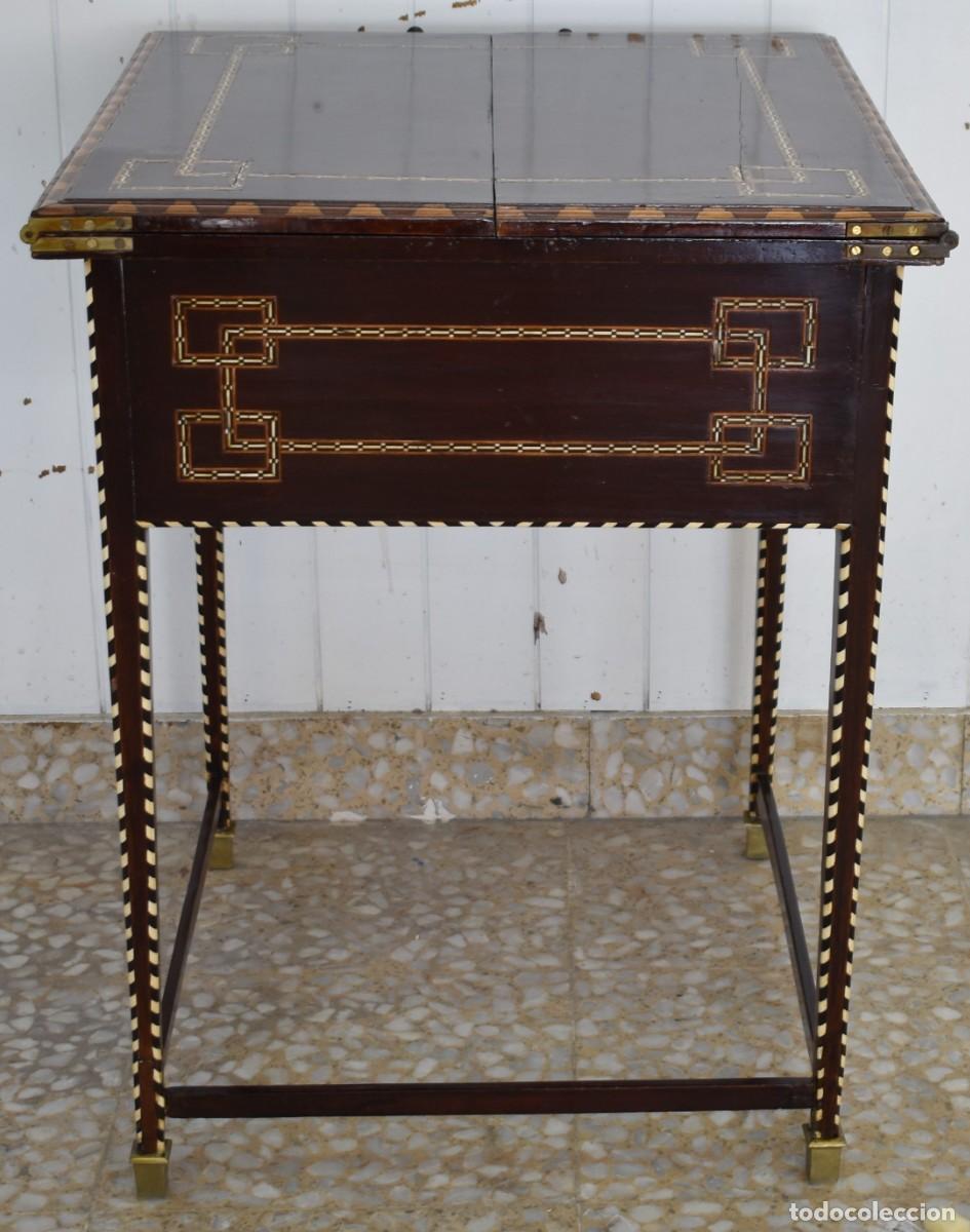 Antig&uuml;edades: MESA ESCRITORIO DE TARACEA - Foto 5