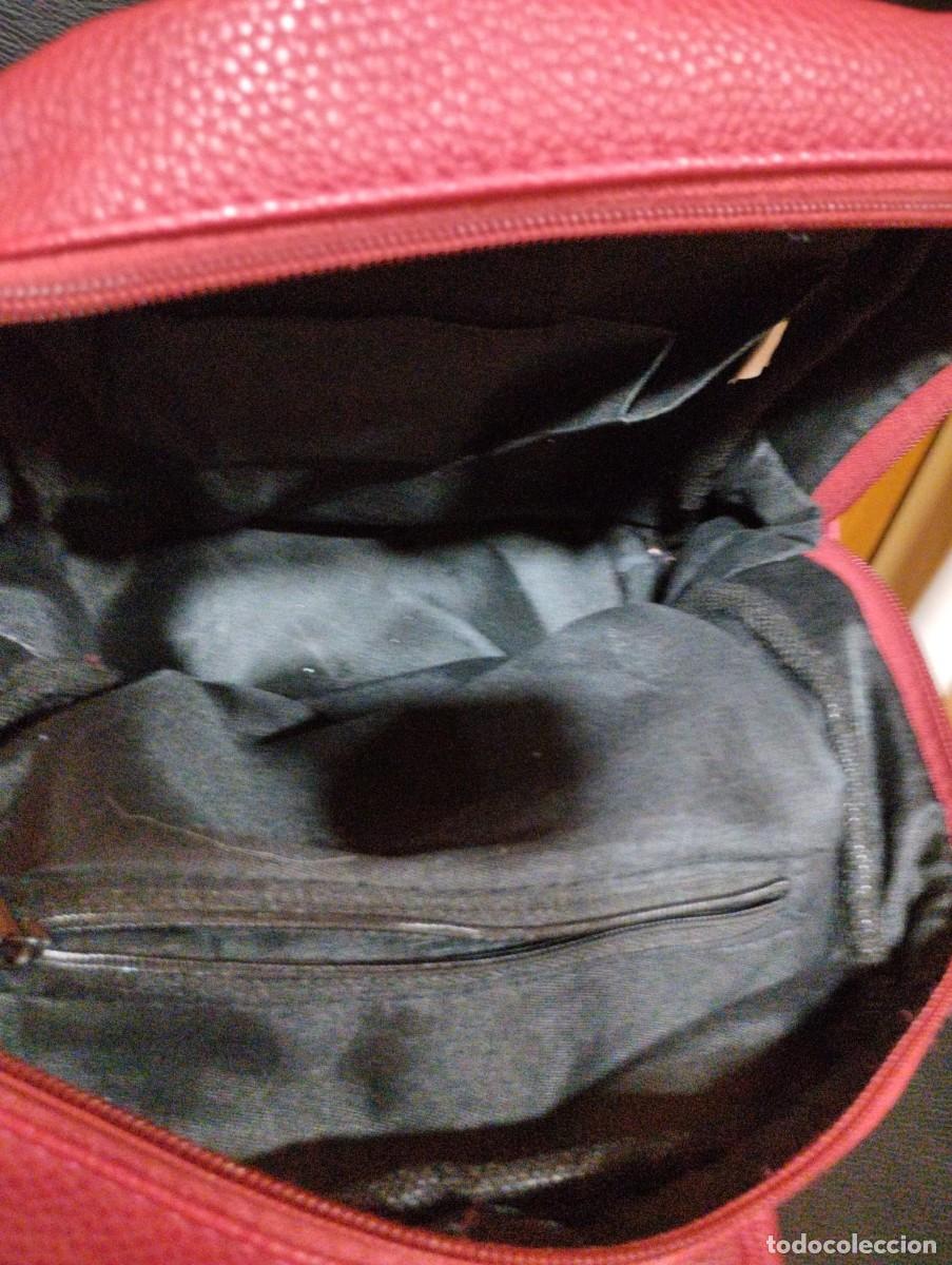 Antig&uuml;edades: Mochila burdeos -nueva - Foto 12