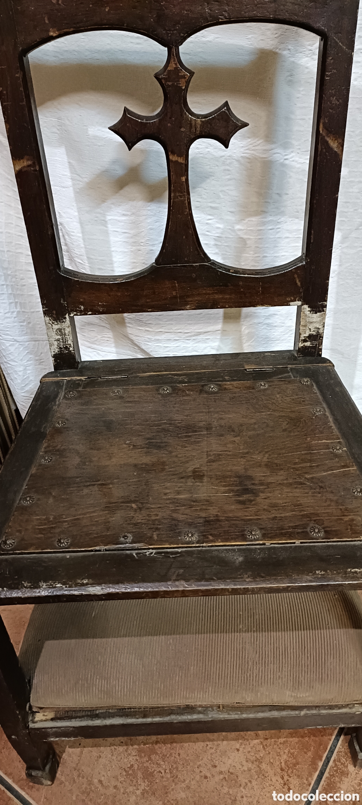 Antig&uuml;edades: Reclinatorio, iglesia antiguo - Foto 5