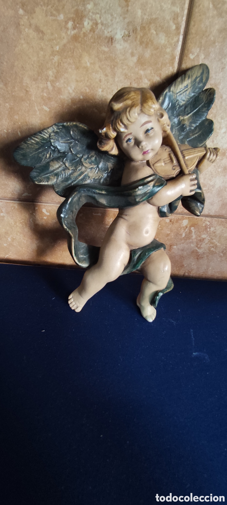 Antig&uuml;edades: ANTIGUO QUERUBIN DE MARMOLINA - Foto 4