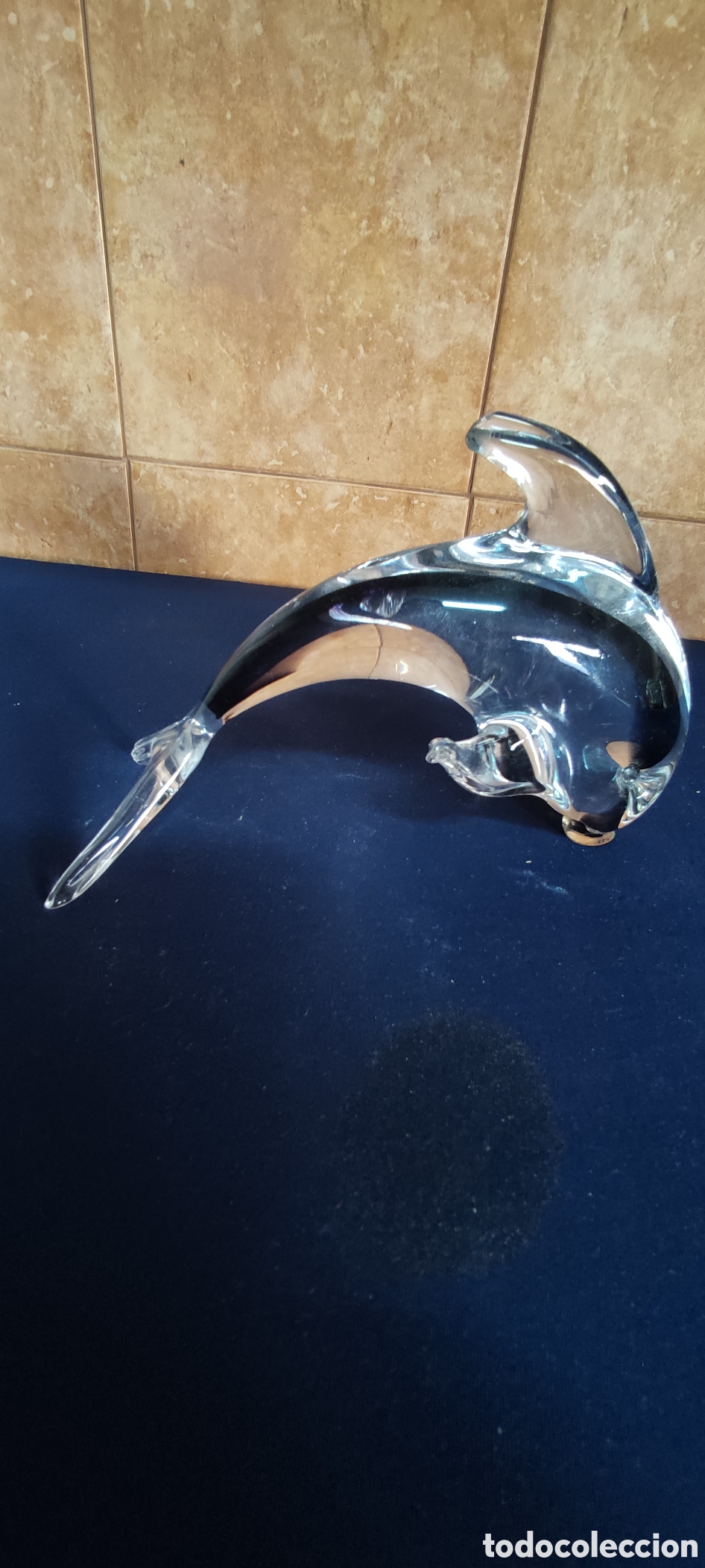 Antig&uuml;edades: FIGURA DELFIN CRISTAL DE MURANO - Foto 2